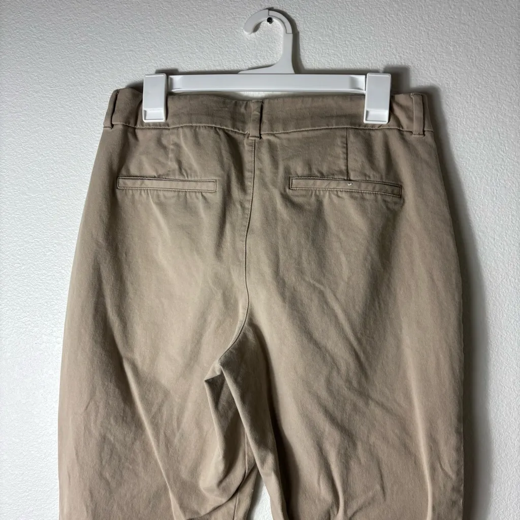 Old Navy Mocha Taffy High-Waisted Pixie Straight Pants size 10 - Image 7
