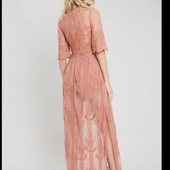 Wishlist BOHO Western Sheer Romper - Image 3