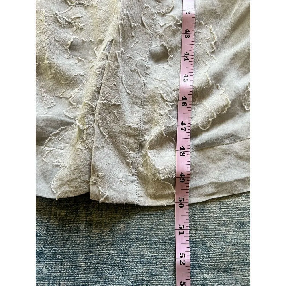 NWT! Aritzia Wilfred Semi Sheer Durante Kimono Sleeve Robe in Pearl Grey Large - Image 10