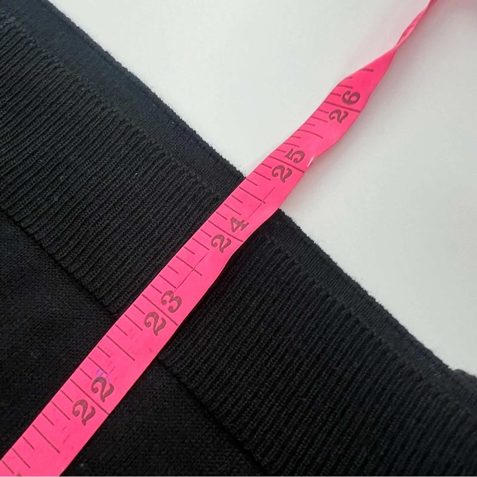 Cuyana Classic Cotton Cashmere V-neck Sweater Black Size XS Silk Lightweight - Image 6