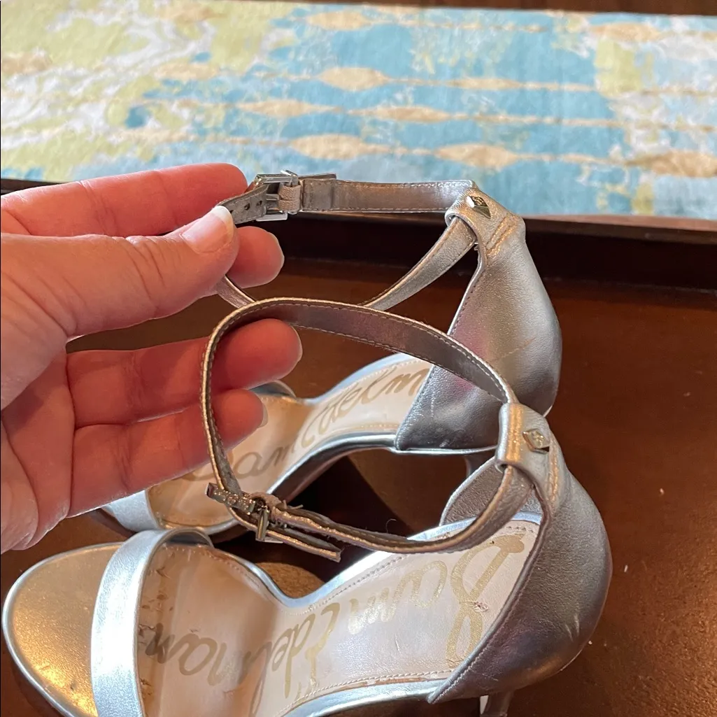 Sam Edelman Amee Metallic Leather Heels - Image 5