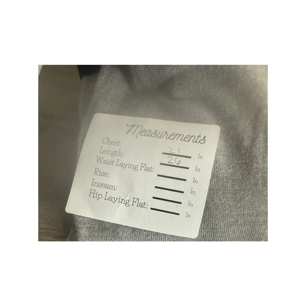 J. Crew Merino Wool Long Sleeve Turtleneck Soft Casual Sweater M Grey #3244 - Image 8