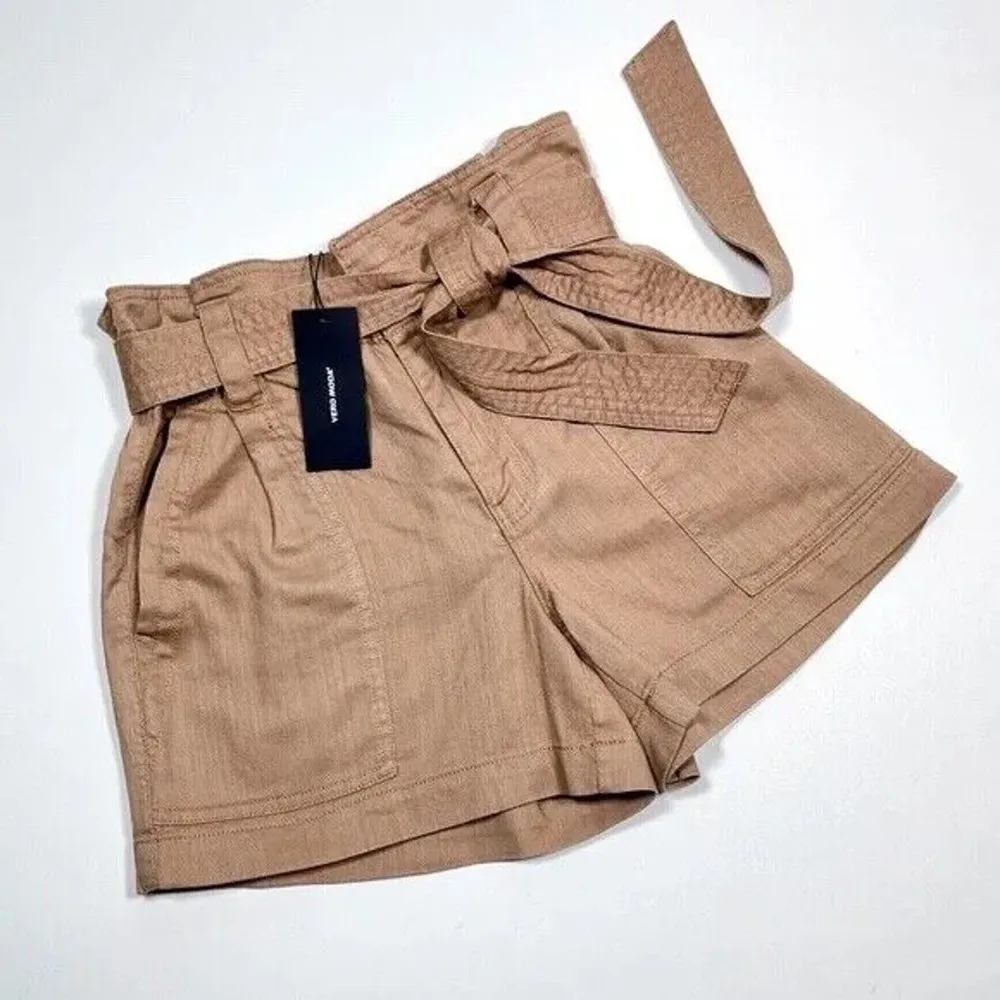 VERO MODA vmaileen high waisted cotton utility shorts size Small (b5) - Image 6