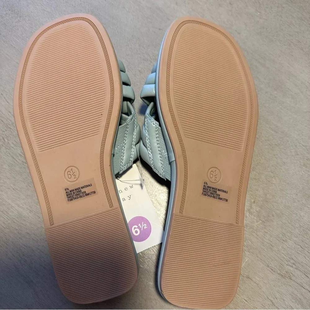 a new day Light Blue / Dulce Sandals -‎ Size 6.5 NWT - Image 13