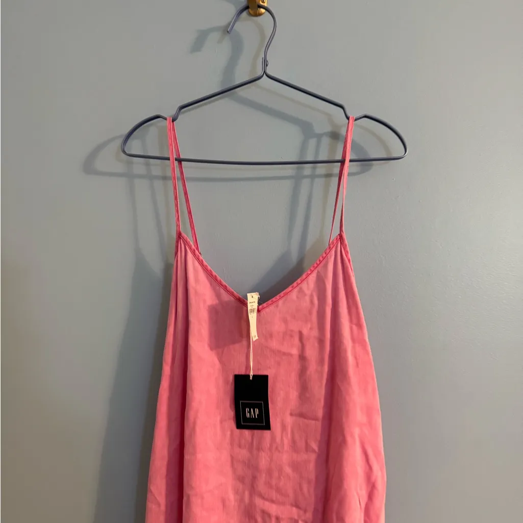 GAP NWT ankle length pink dress naturally soft size L Size L - Image 2