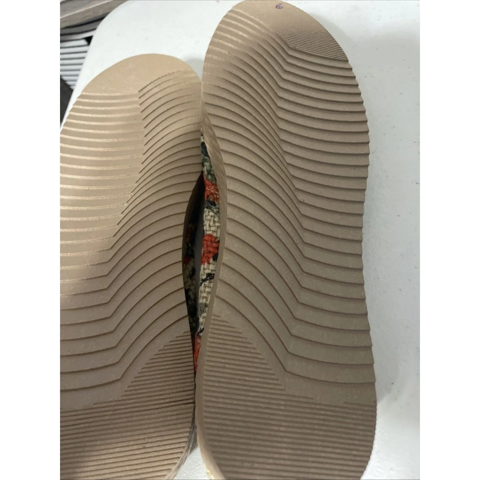 Michelle Mexico MultiColor Fabric Espadrille Flats Women’s Size 9 New Floral - Image 5