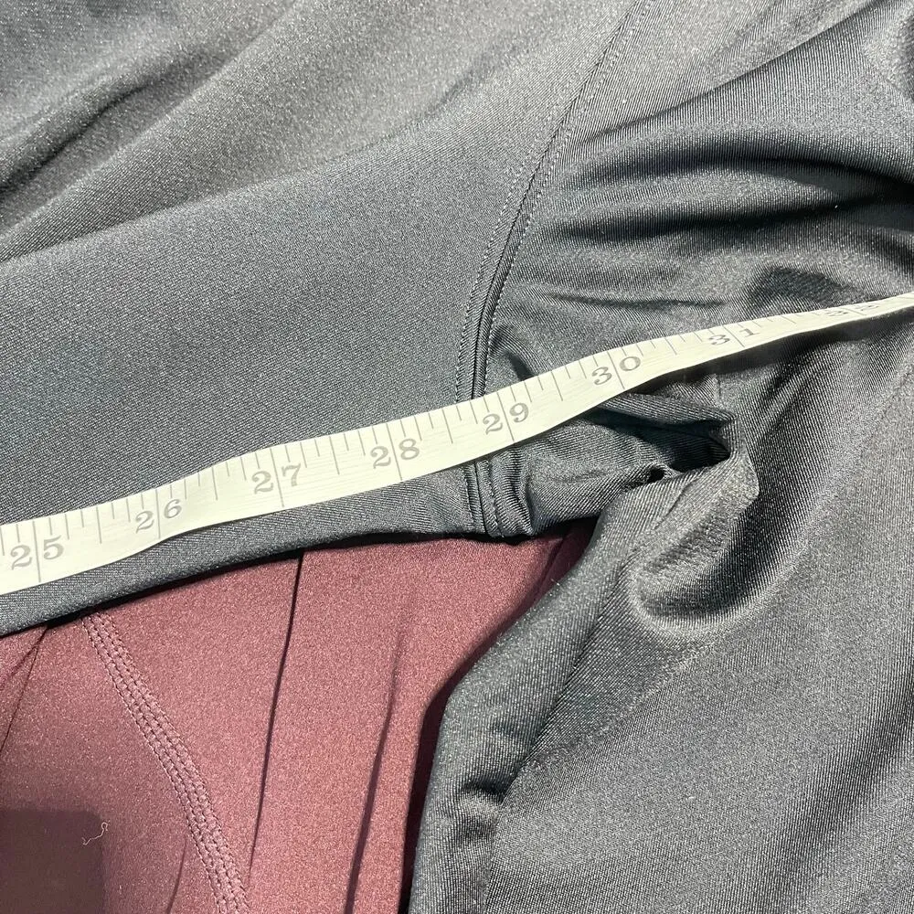 Gymshark Recess Joggers Black size XS Fold Over Waist Band Pockets High Rise - Image 6