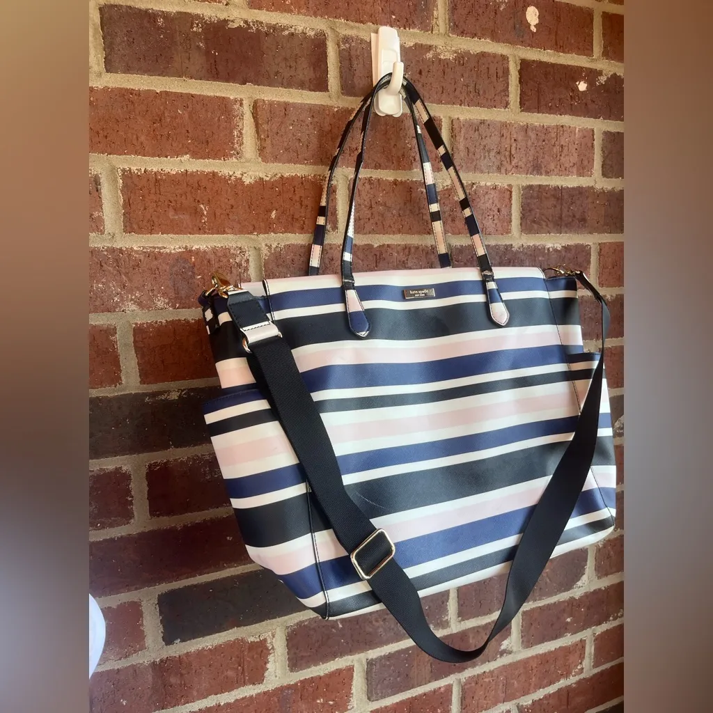 Kate Spade Kaylie Baby Diaper Bag & Changing Mat - Image 3