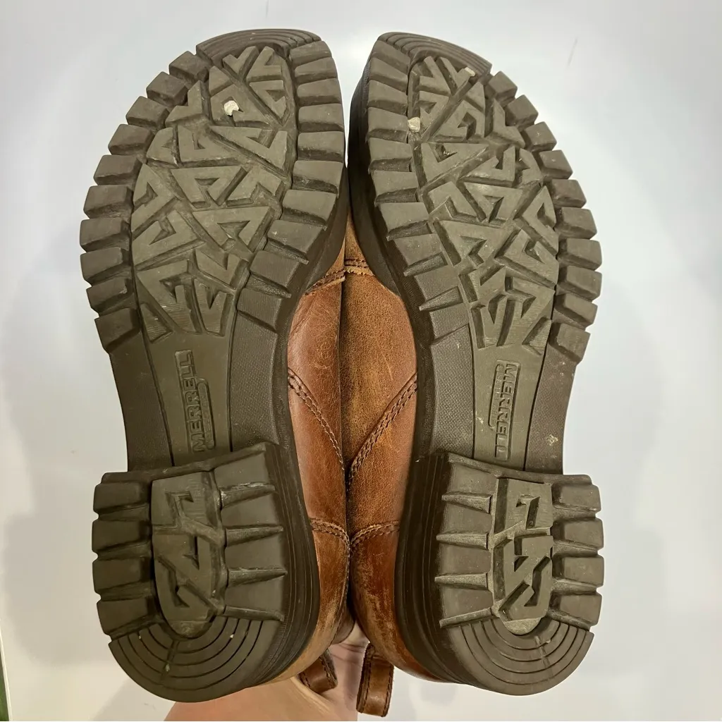 Merrell city leaf Chelsea boots brown leather women’s size 7‎ casual neutral - Image 10