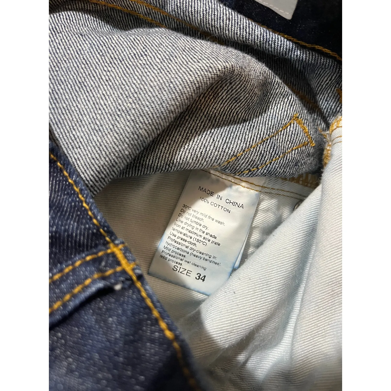 Adam Et‎ Rope Womens Dark Wash Wide Leg Flare Jeans Size Japanese 34 US 26 Blue - Image 3