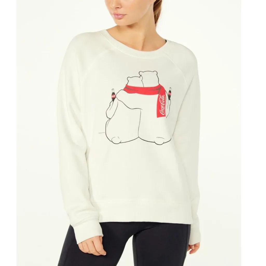 NWT Wildfox Vanilla Coca-Cola Polar Friends Crewneck Sommers Pullover - Image 4
