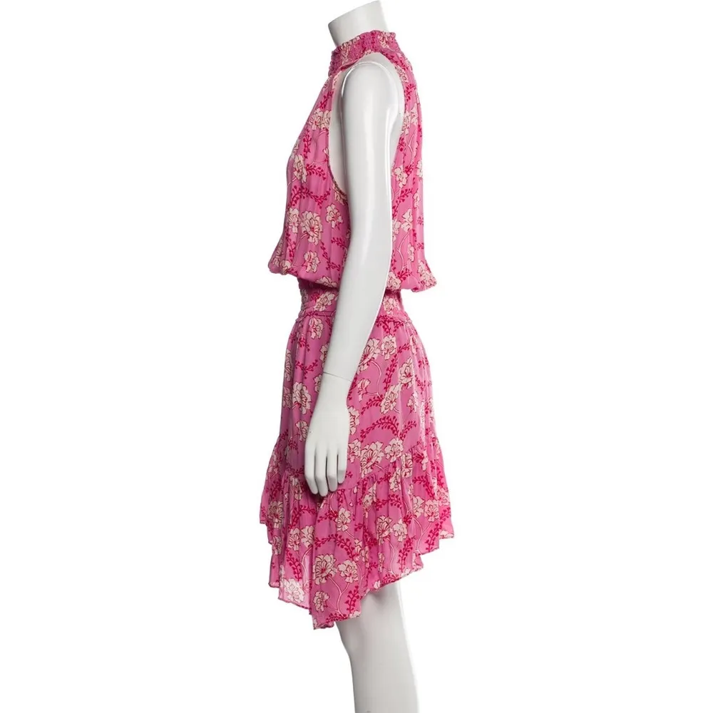 A.L.C. Cody Floral-Print Asymmetrical Halter Dress - Image 4