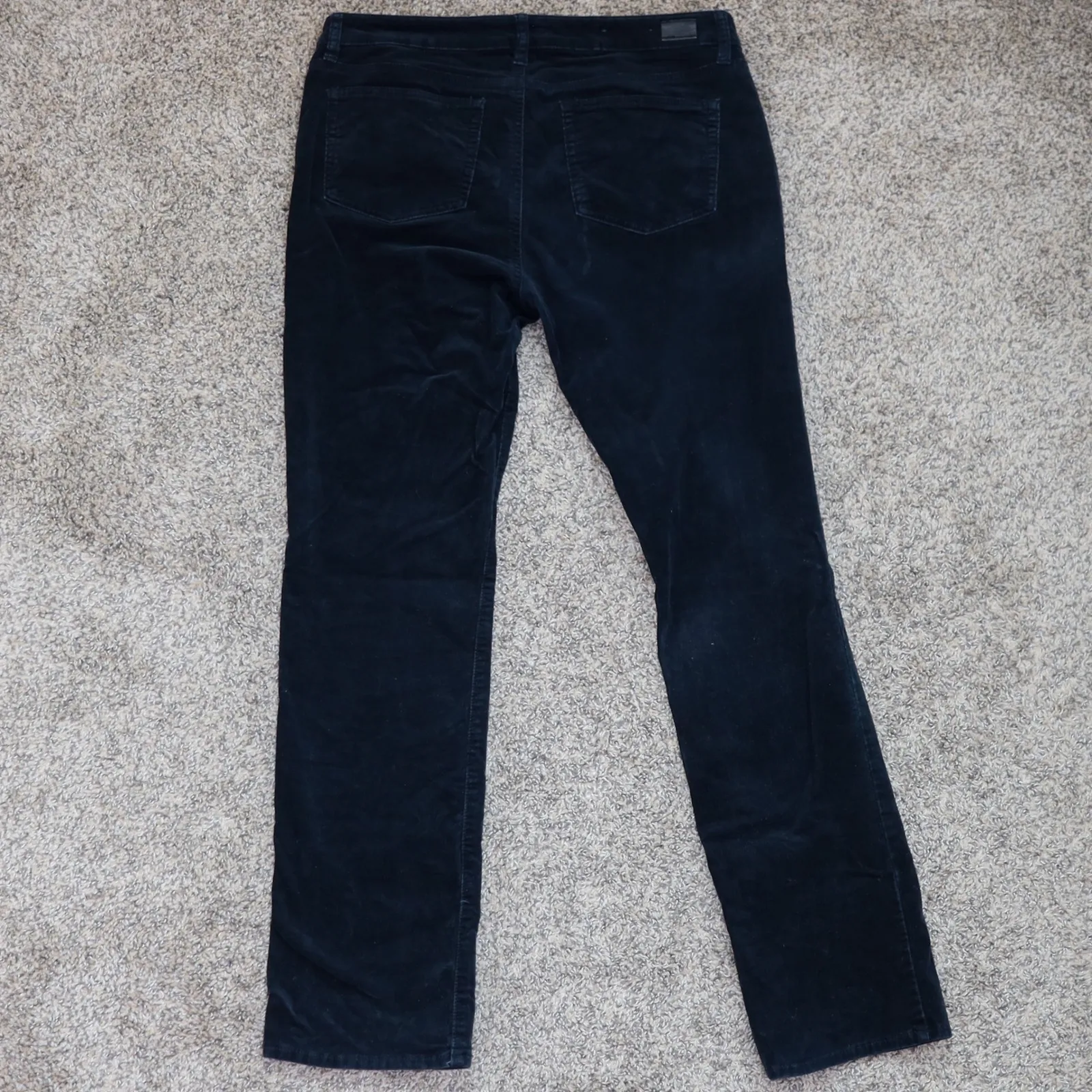 Lauren Ralph Lauren Corduroy Pants Women's 12 Black Straight Leg‎ Fall Casual - Image 4