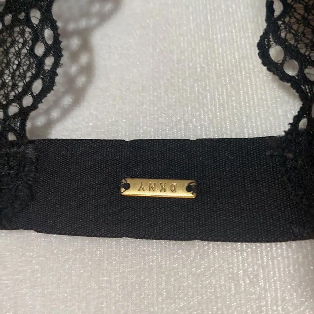 DKNY Shapewear Teddy Romper Lace Black Adjustable Straps Size L NWT - Image 5