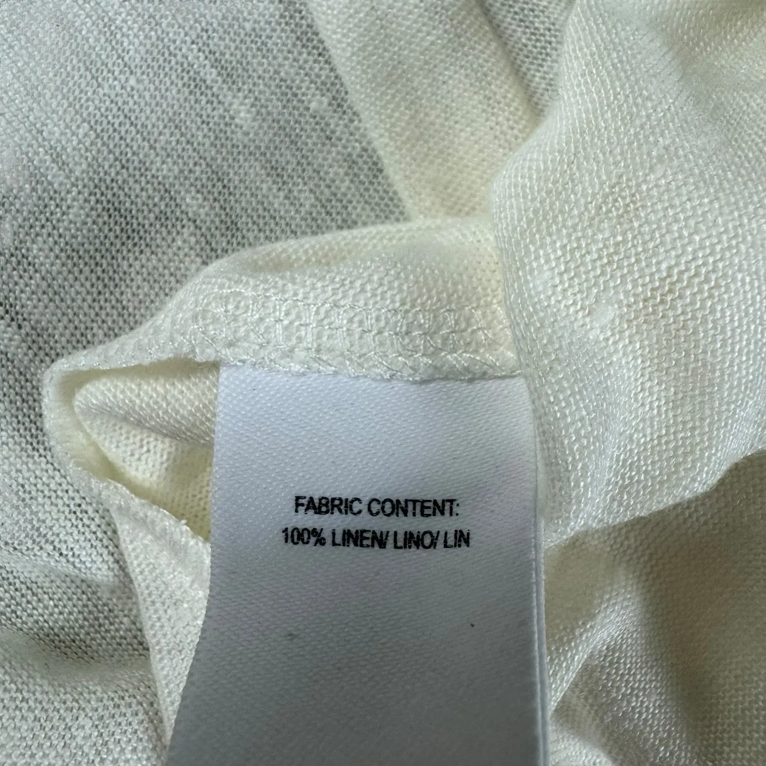 Derek Lam 10 Crosby Sailor Tee In Soft White Long Sleeve Linen Gold Button Sz XS - Image 9