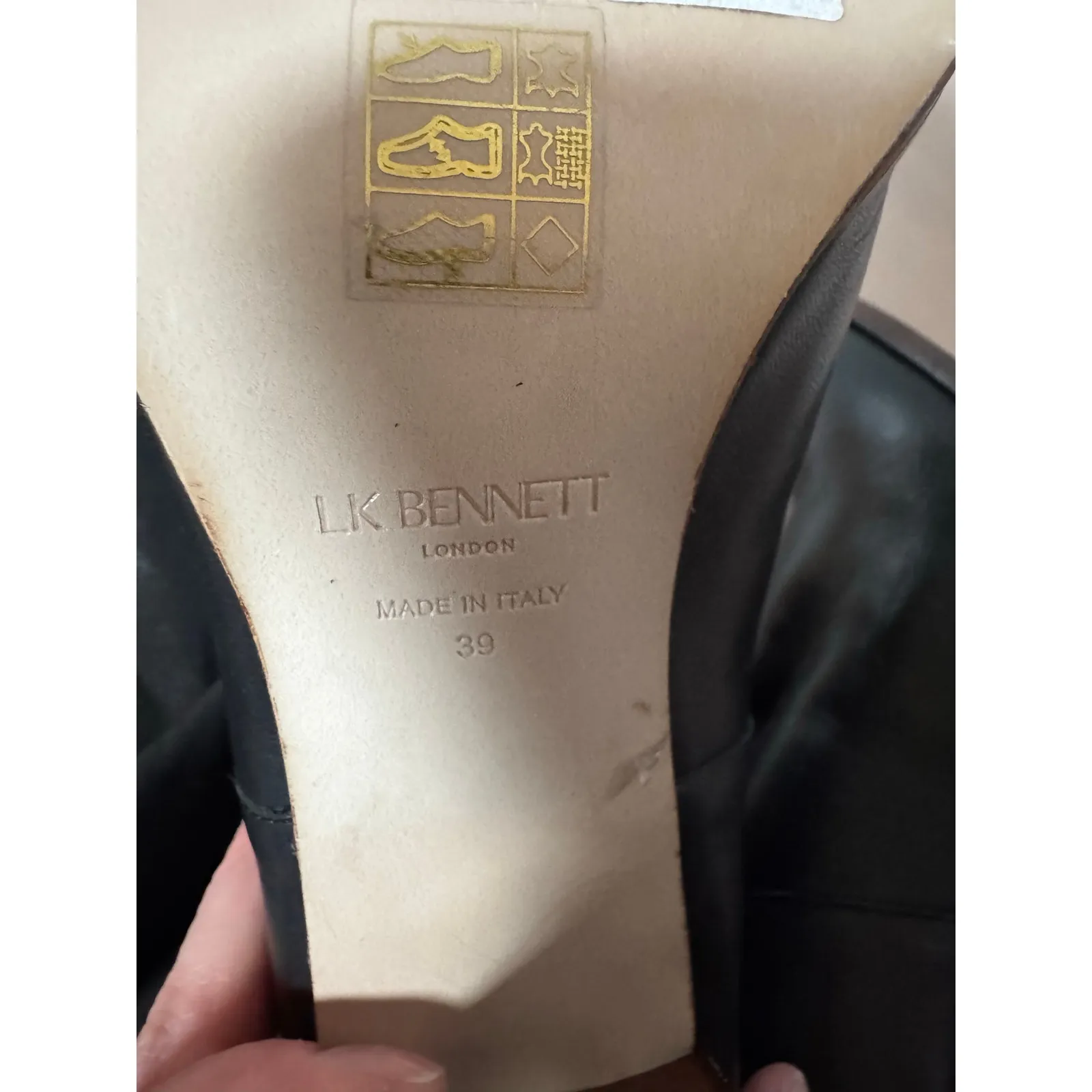 LK BENNETT Shelby Knee High Boot black size 8.5 EU 39 (New) $875.00 retail - Image 10