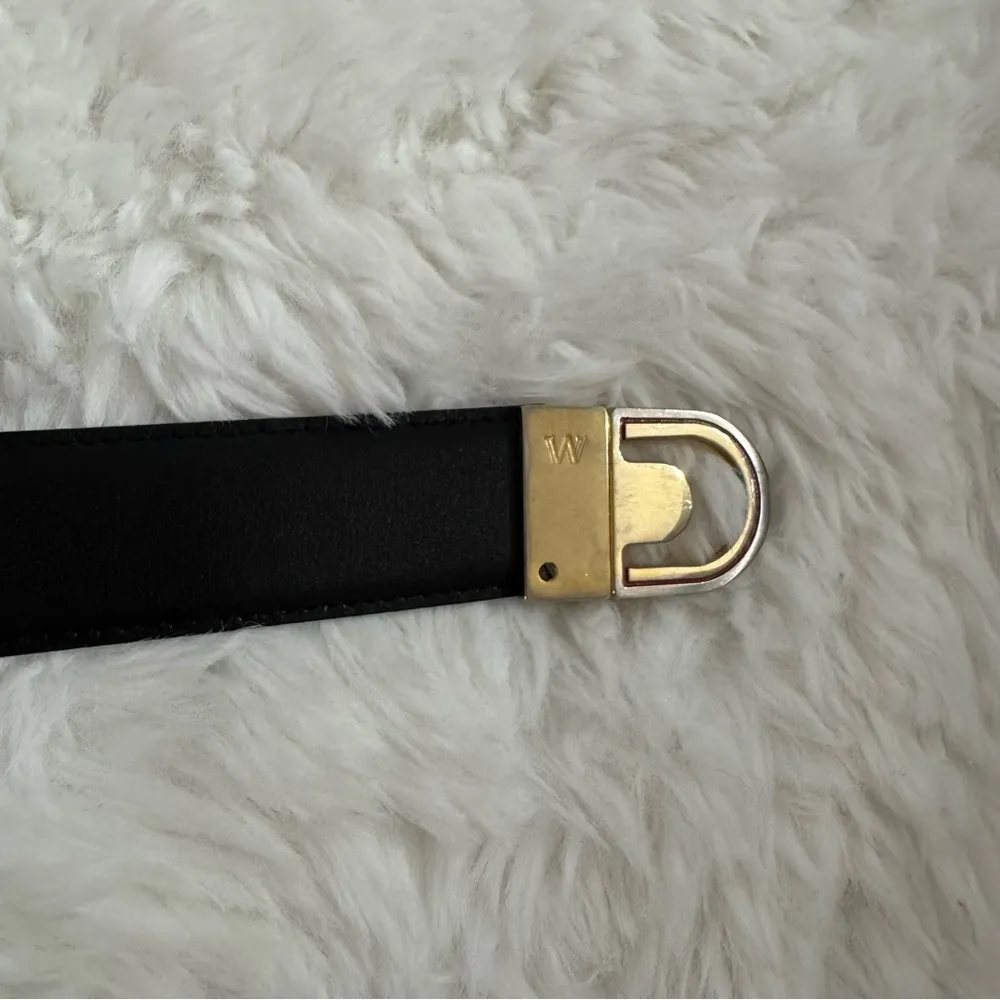 St. Marco Black Leather Belt - Image 8