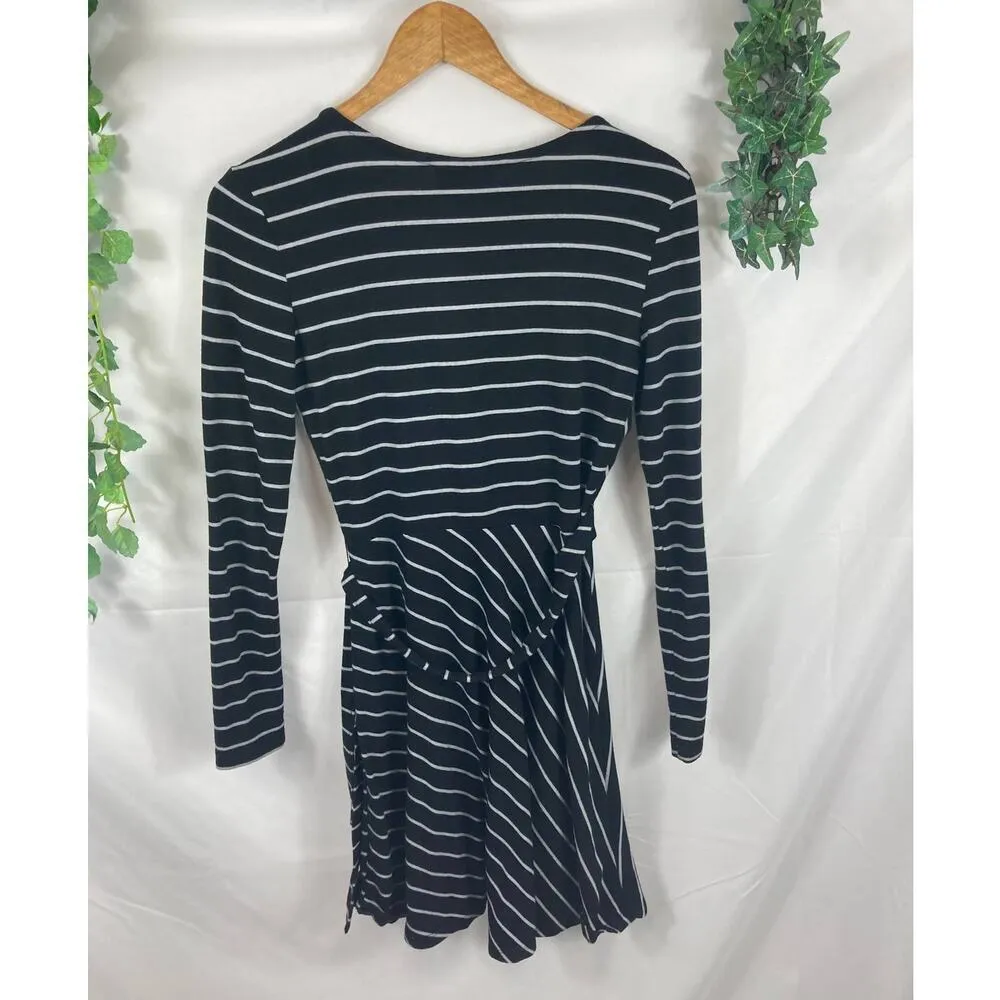 Allison Brittney striped wrap front striped dress - Image 5