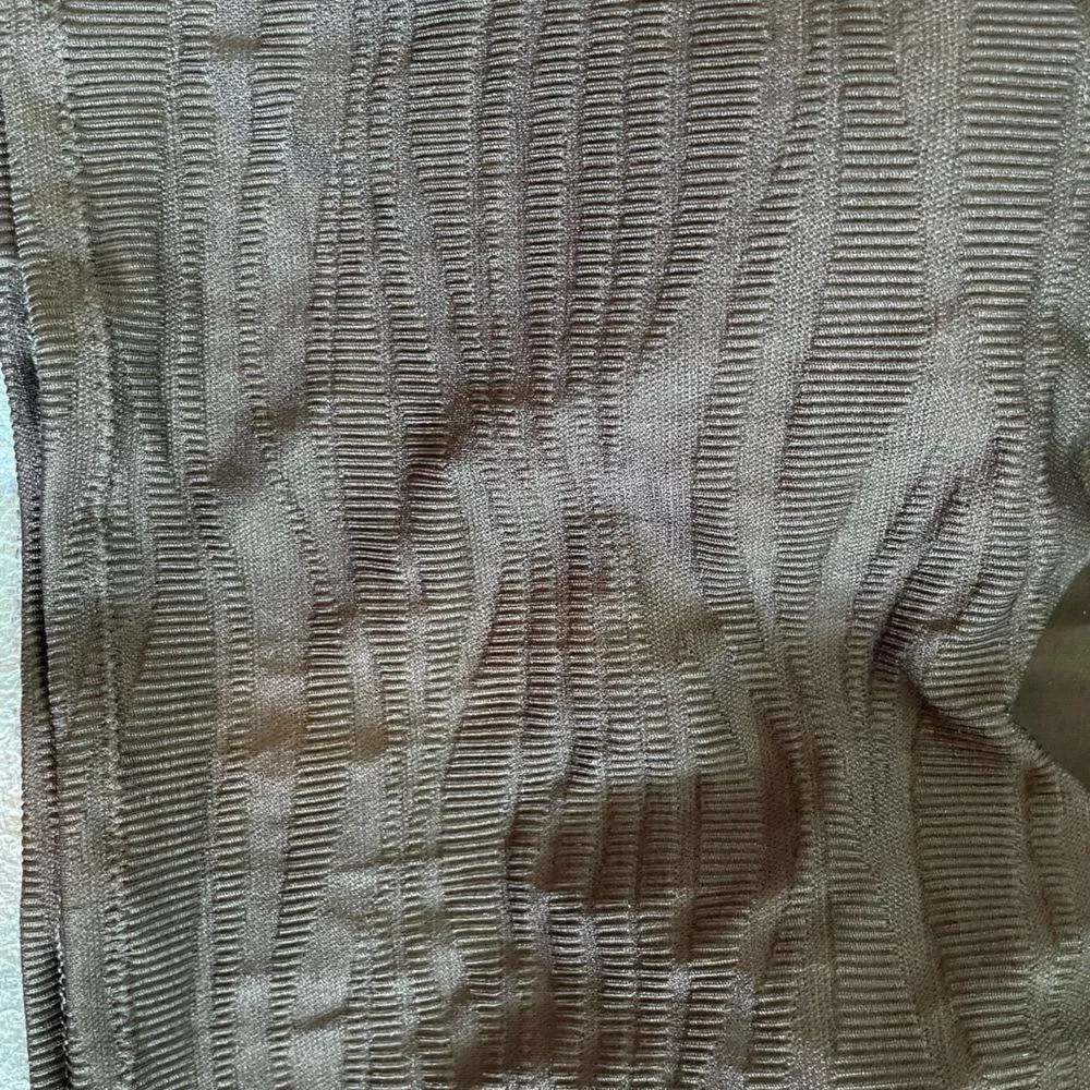 aerie Halter Tie Back Textured Bikini Top Size M - Image 7