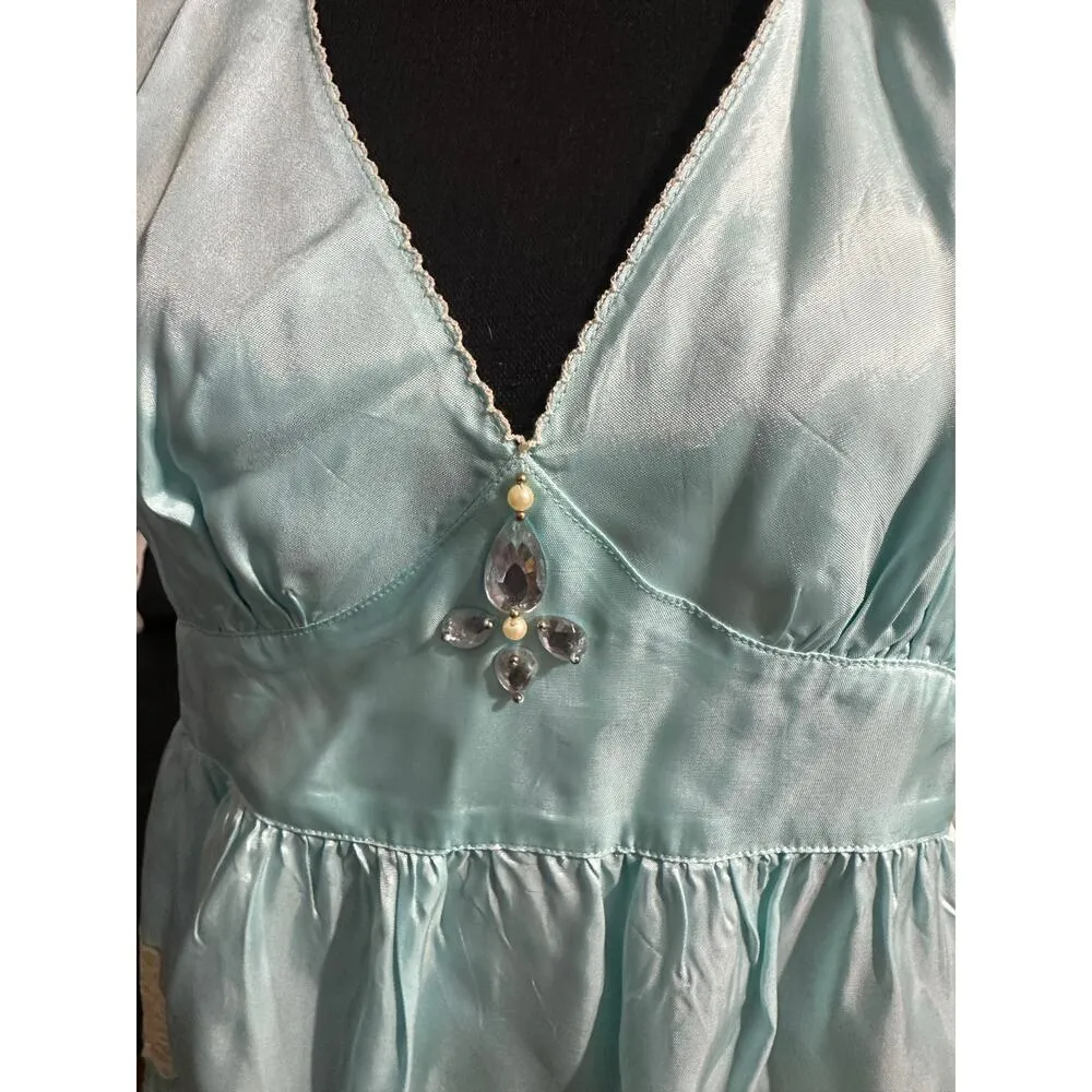 Ivy Jane Halter Babydoll embellish Blouse - Image 3