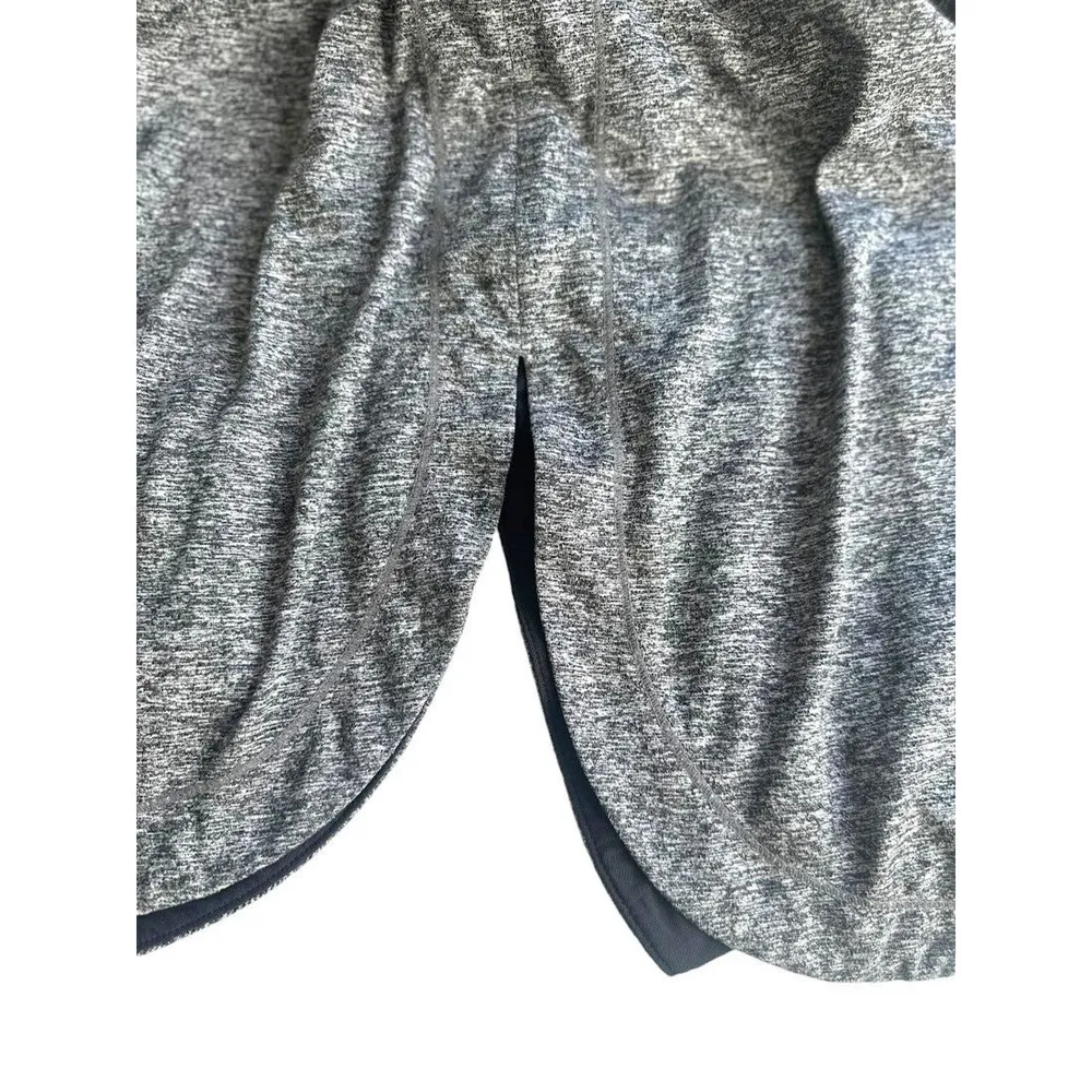 Athleta Uptempo Hoodie Sweatshirt Long Sleeve Thumbhole Grey Heather Size Small - Image 6