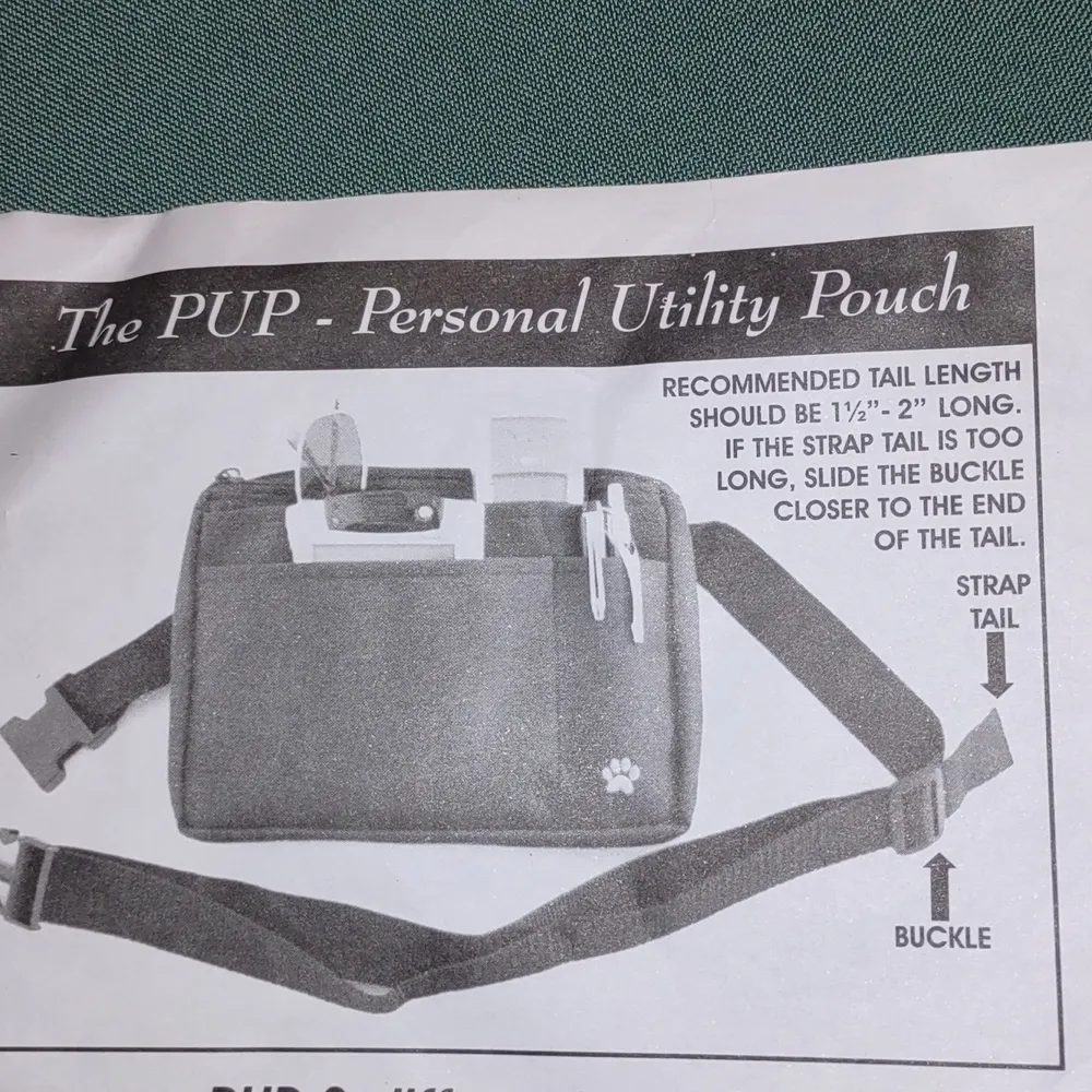 The PUP Fanny pack. (B) Black - Image 6