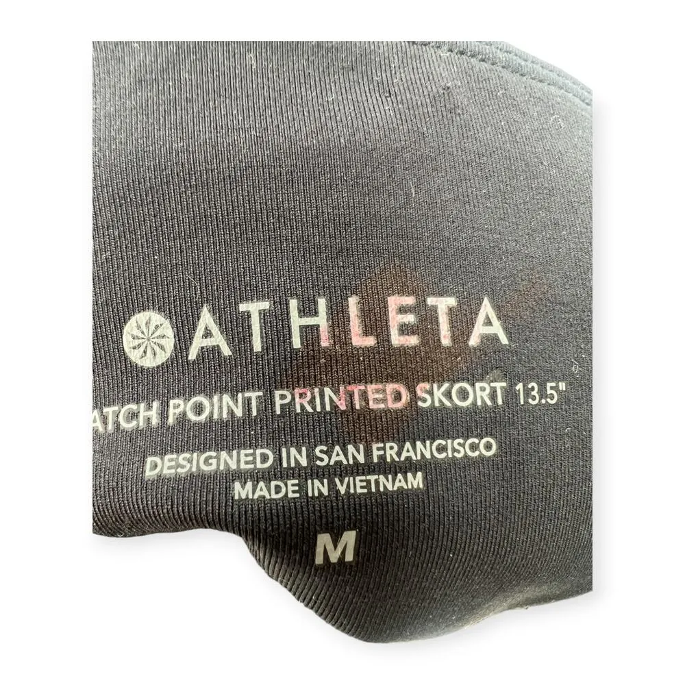 Athleta | M | Camo Black Grey Skort Skirt Athletic Performance Activewear - Image 4