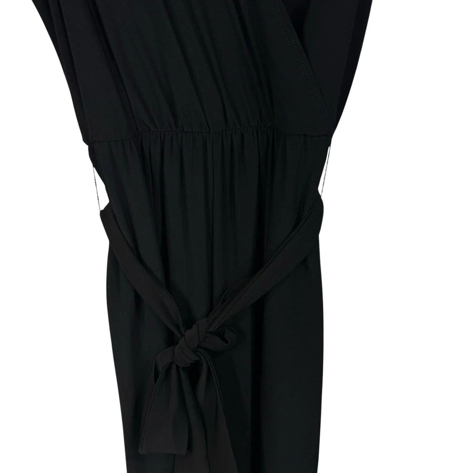 NY Collection Petite Large PL Jumpsuit Stretch Sleeveless Surplice V-Neck Belted - Image 5