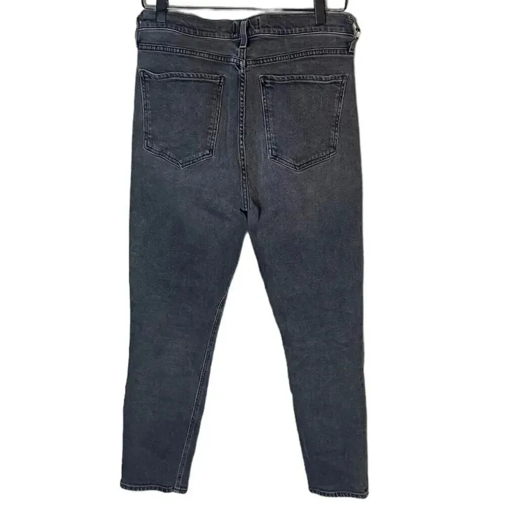 AGOLDE Women’s Size 30 Nico High Rise Black Wash Slim Leg Jeans - Image 10