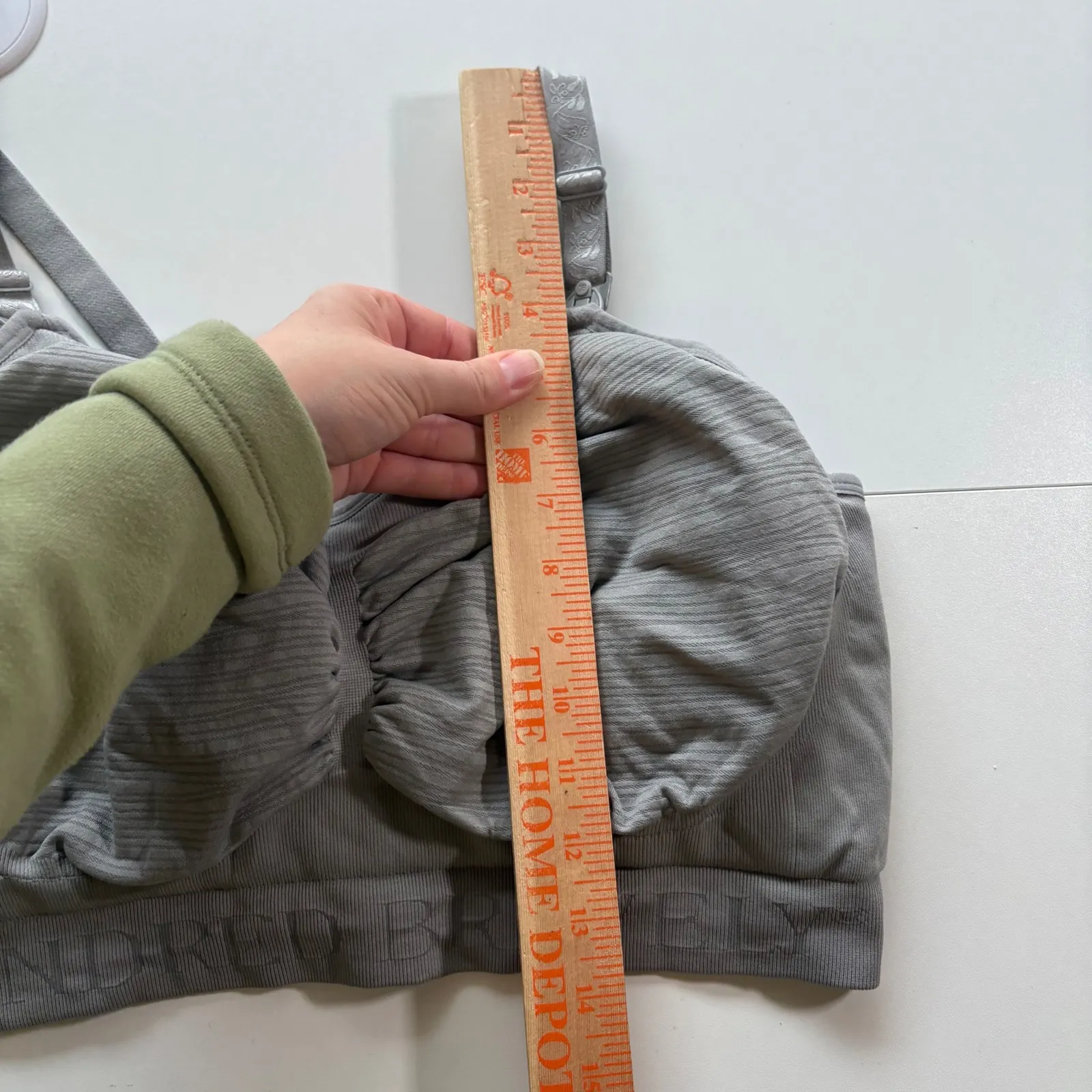 Kindred Bravely Maternity Nursing Bra Gray Size 1X Seamless Support Gray - Image 6
