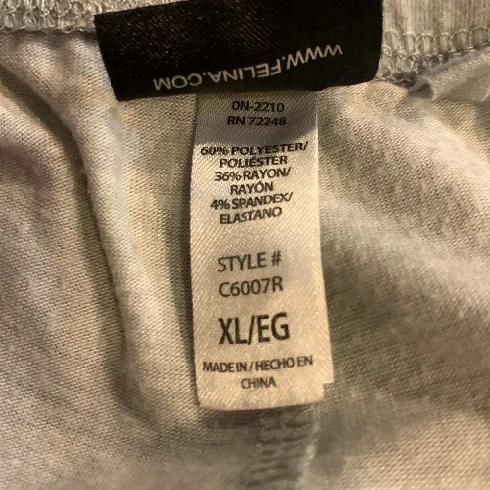 Felina grey pink stars comfy loungewear sleepwear pajama shorts - Image 6