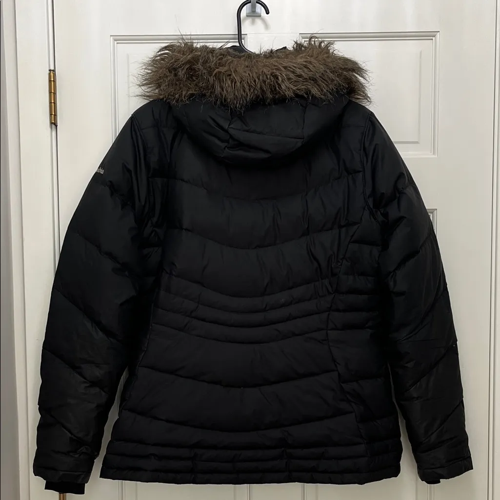 Columbia Black Duck Down Feathers Outdoor Winter Jacket - Size Large - Image 7