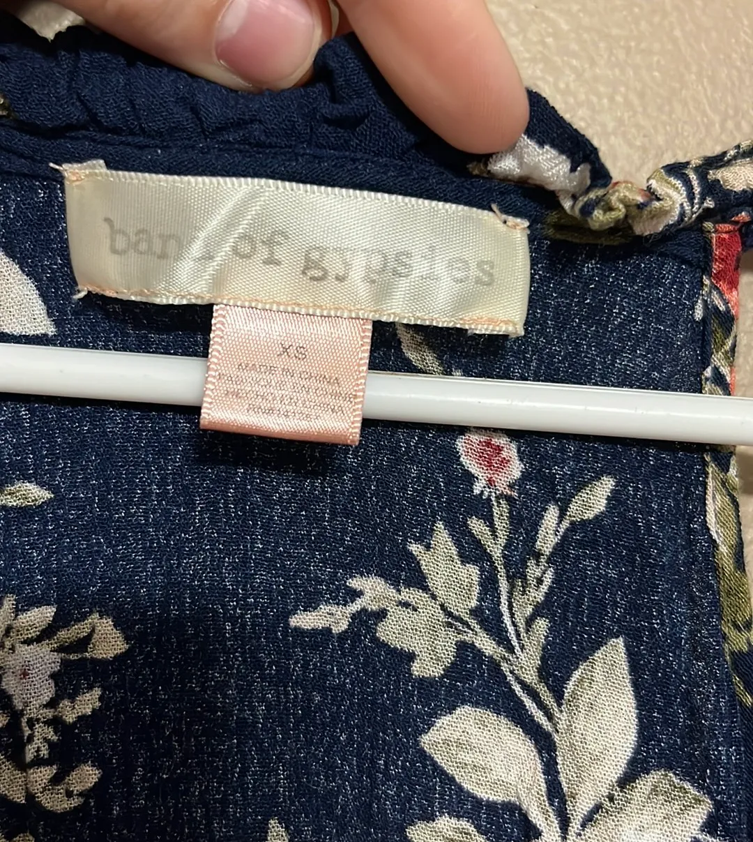 Band of Gypsies Women’s  Navy blue floral mini dress - Image 6