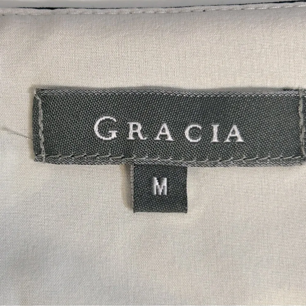 Gracia Laser Cut Women's Black Dress Size M - Image 11