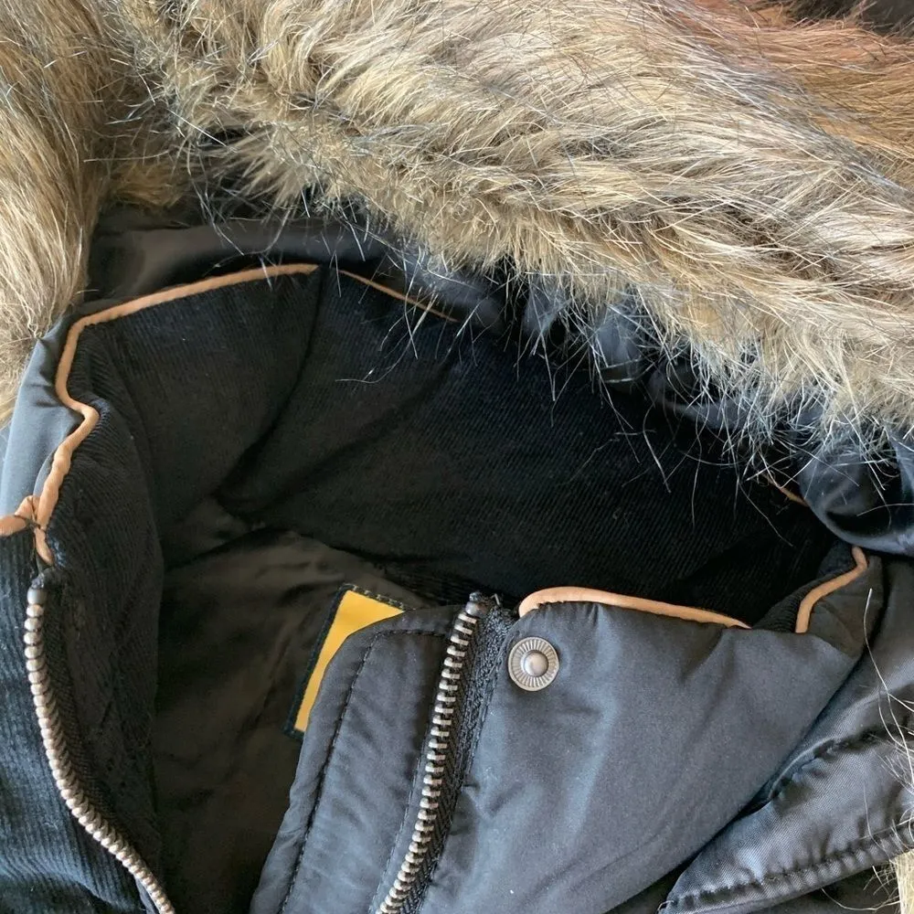 AEROPOSTALE PRINCE&FOX FULL ZIP  HOODED PARKA VEST - Image 3