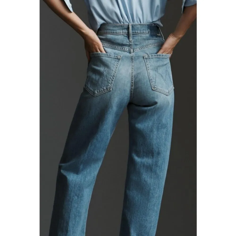 💕MOTHER SUPERIOR💕 Lasso Heel Jeans ~ How To Talk To A Tiger 24 NWT Blue - Image 10