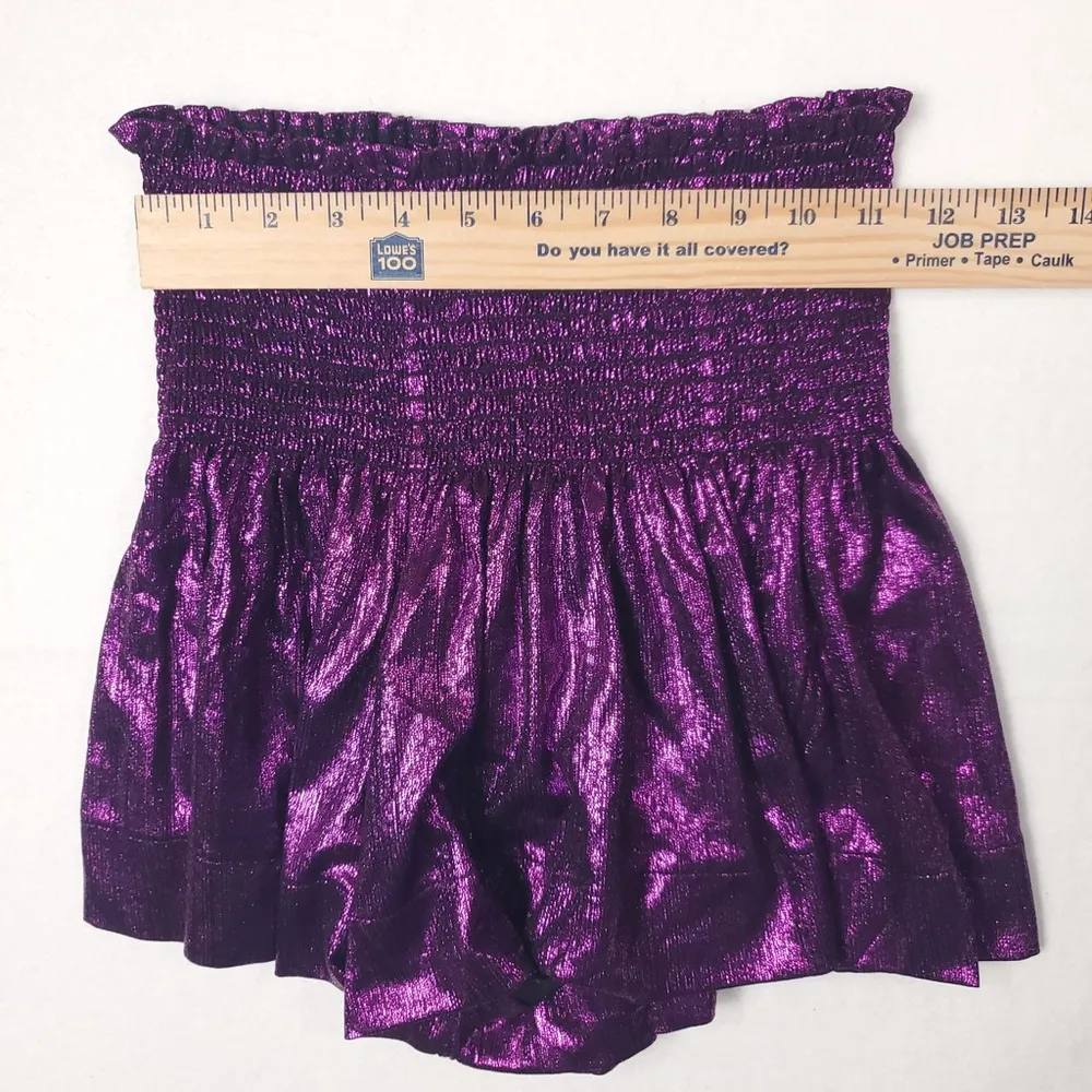 Purple QUEEN OF SPARKLES Shorts!! Size XS - Image 6