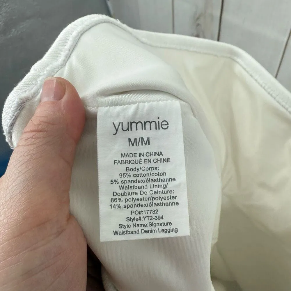 Yummie Women’s Medium White Slimming Compression Pants - Image 5