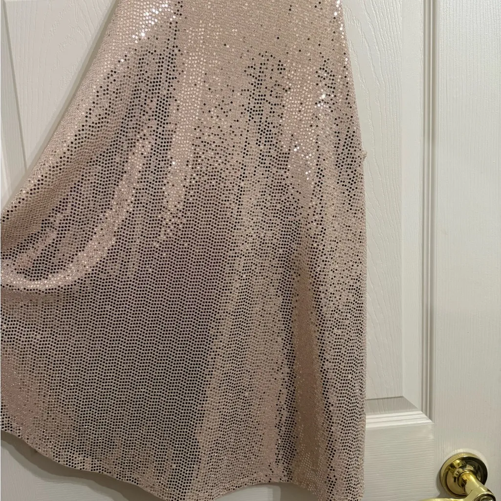 Torrid Rose Gold Sequin Tank Top New Years Holidays Christmas Size 1X - Image 7