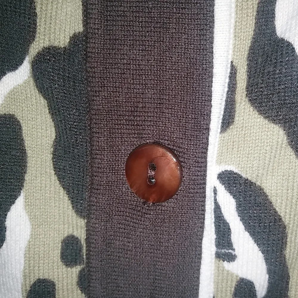 Investments II 3X Animal Print Black Tan Cardigan - Image 4