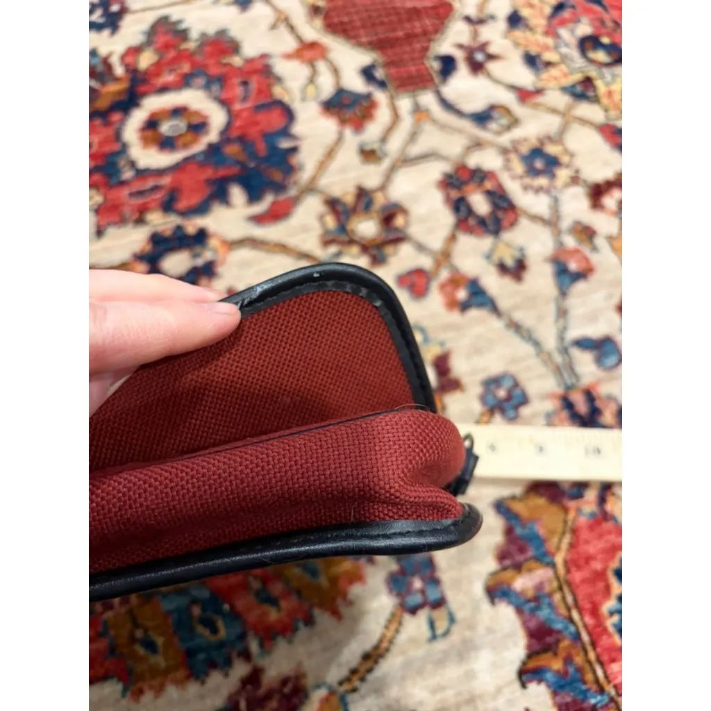 Yves Saint Laurent YSL Canvas Crossbody Bag Logo Stripe Vintage France - Image 6