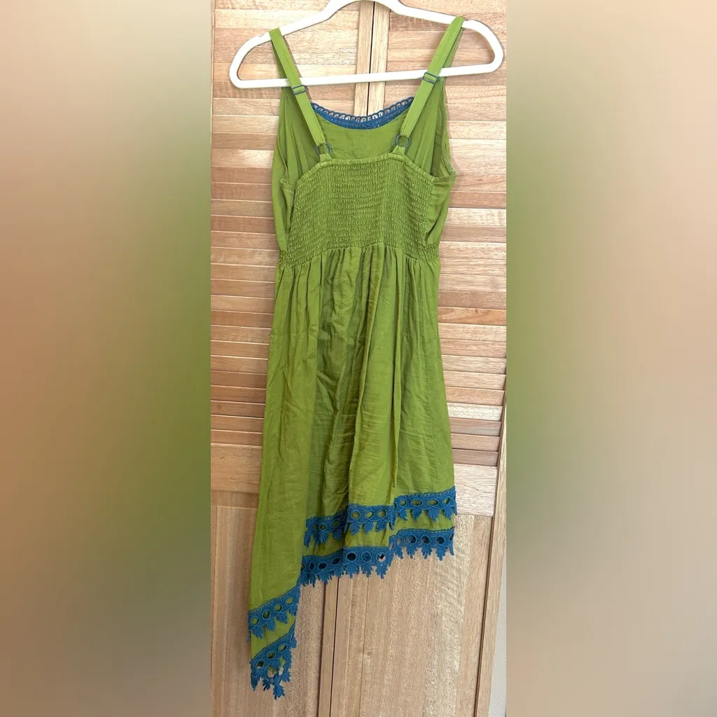 Matilda Jane Size Medium Good Hart Summer Breeze Asymmetrical Crochet Dress - Image 4