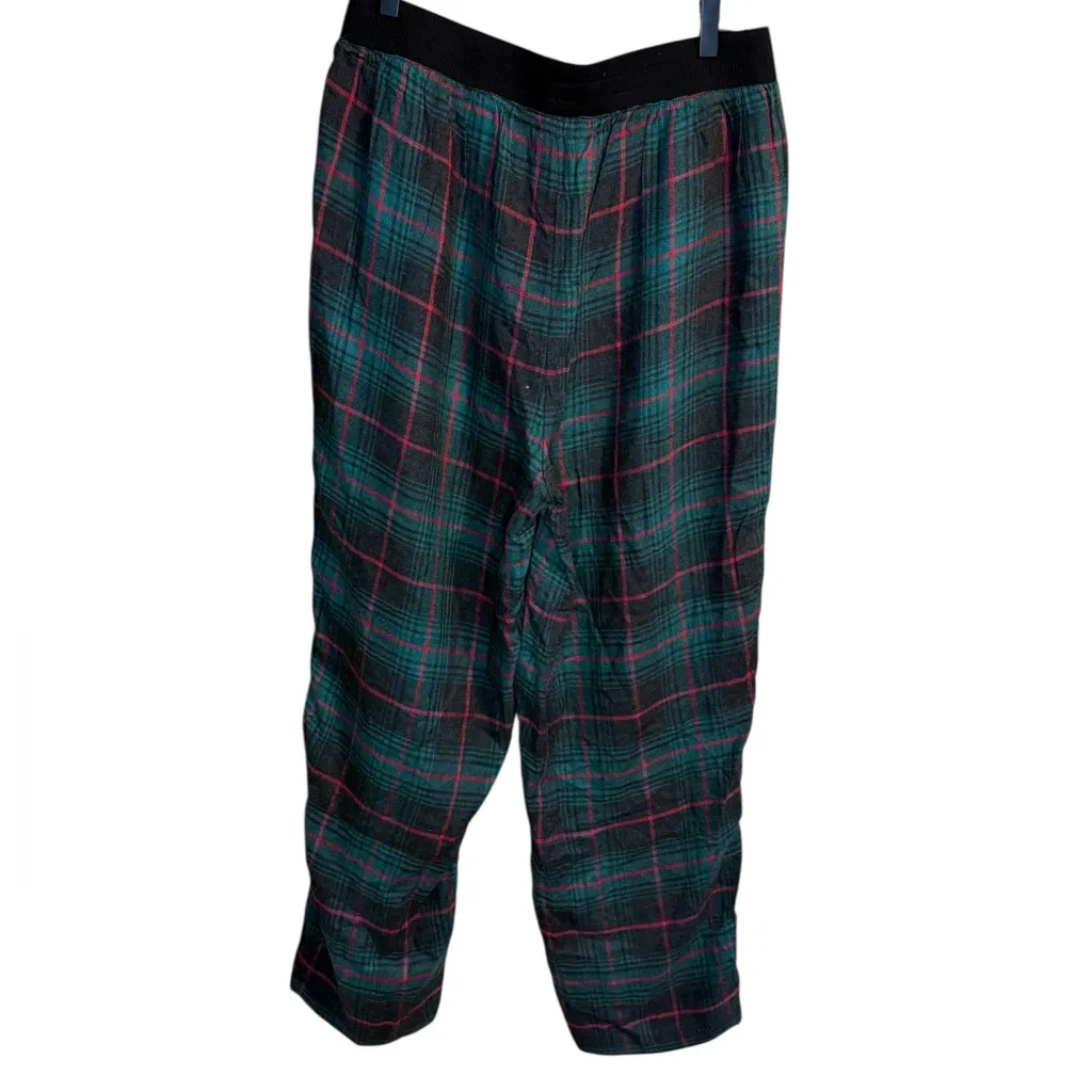 Torrid Women’s Sz 0 / Large Rayon Woven Full Length Sleep Pant in Jingle Plaid - Image 7