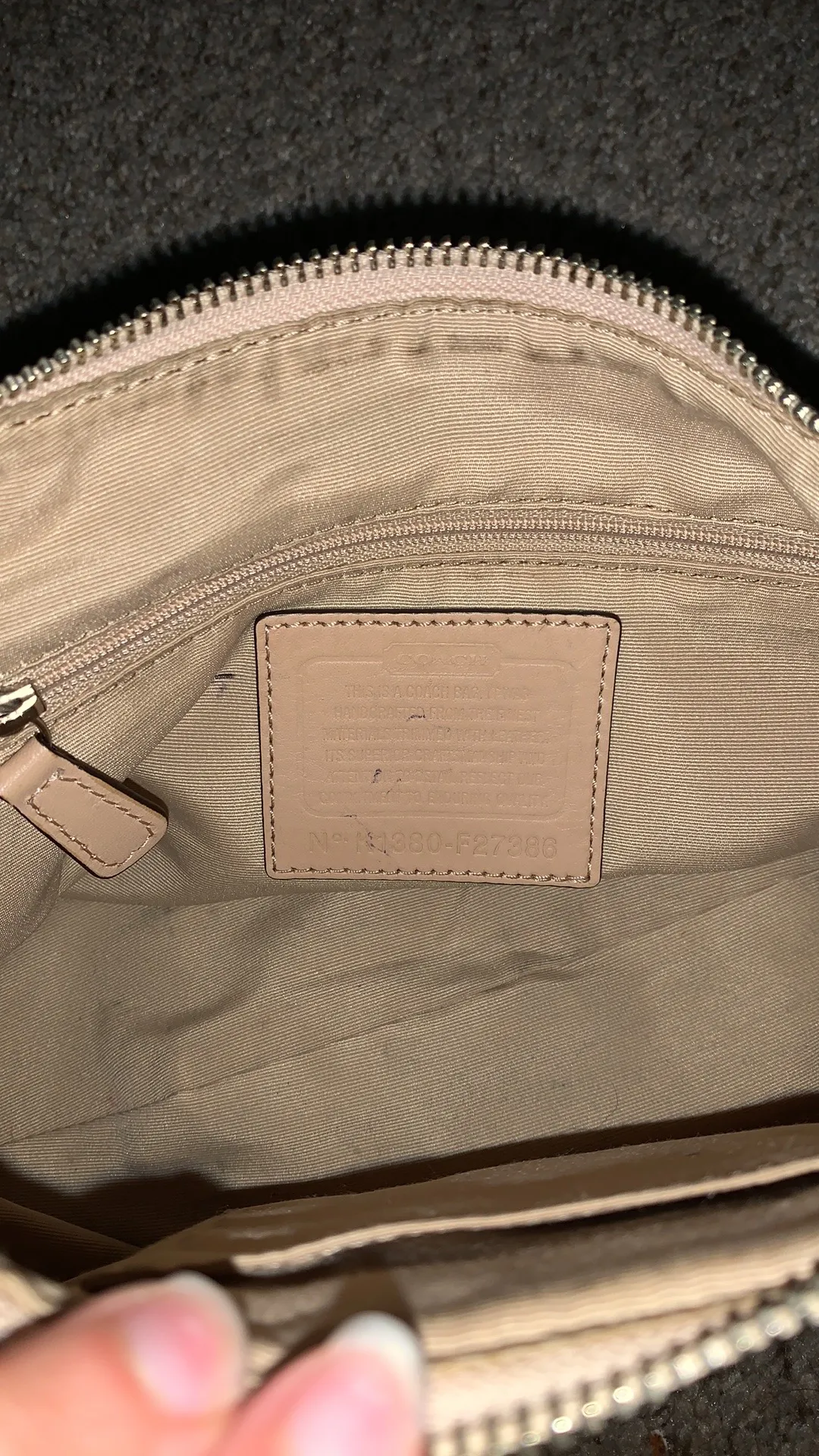 Coach Zebra Print Purse - Image 6