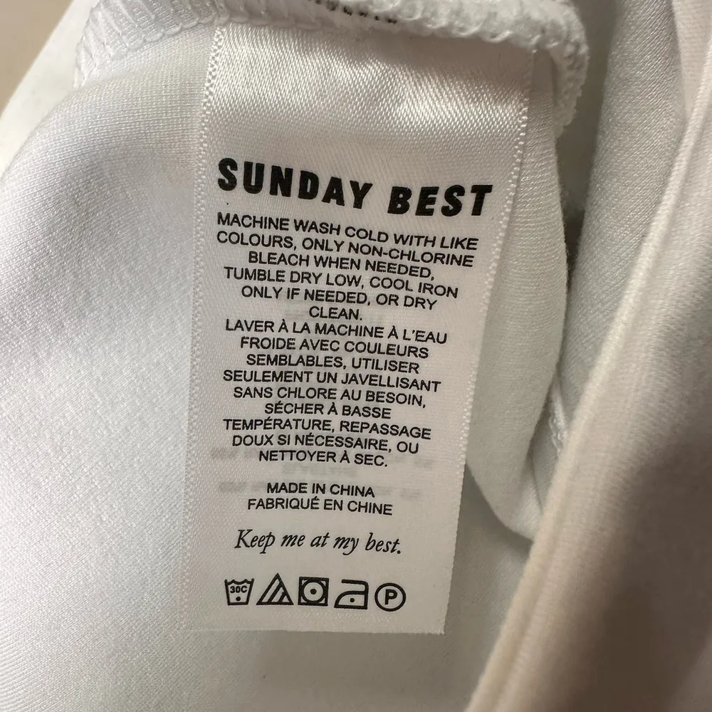 Aritzia Sunday Best White Pull On Mini Skirt Jersey Knit NWOT Size XS Bodycon - Image 5