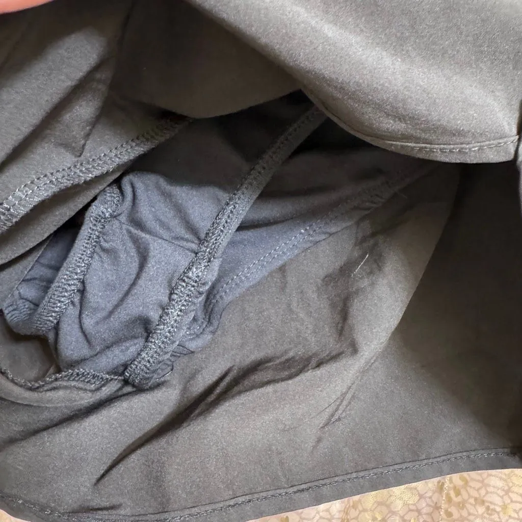 Senita Athletics Black Speed Shorts Built In Brief Size Small - Image 5