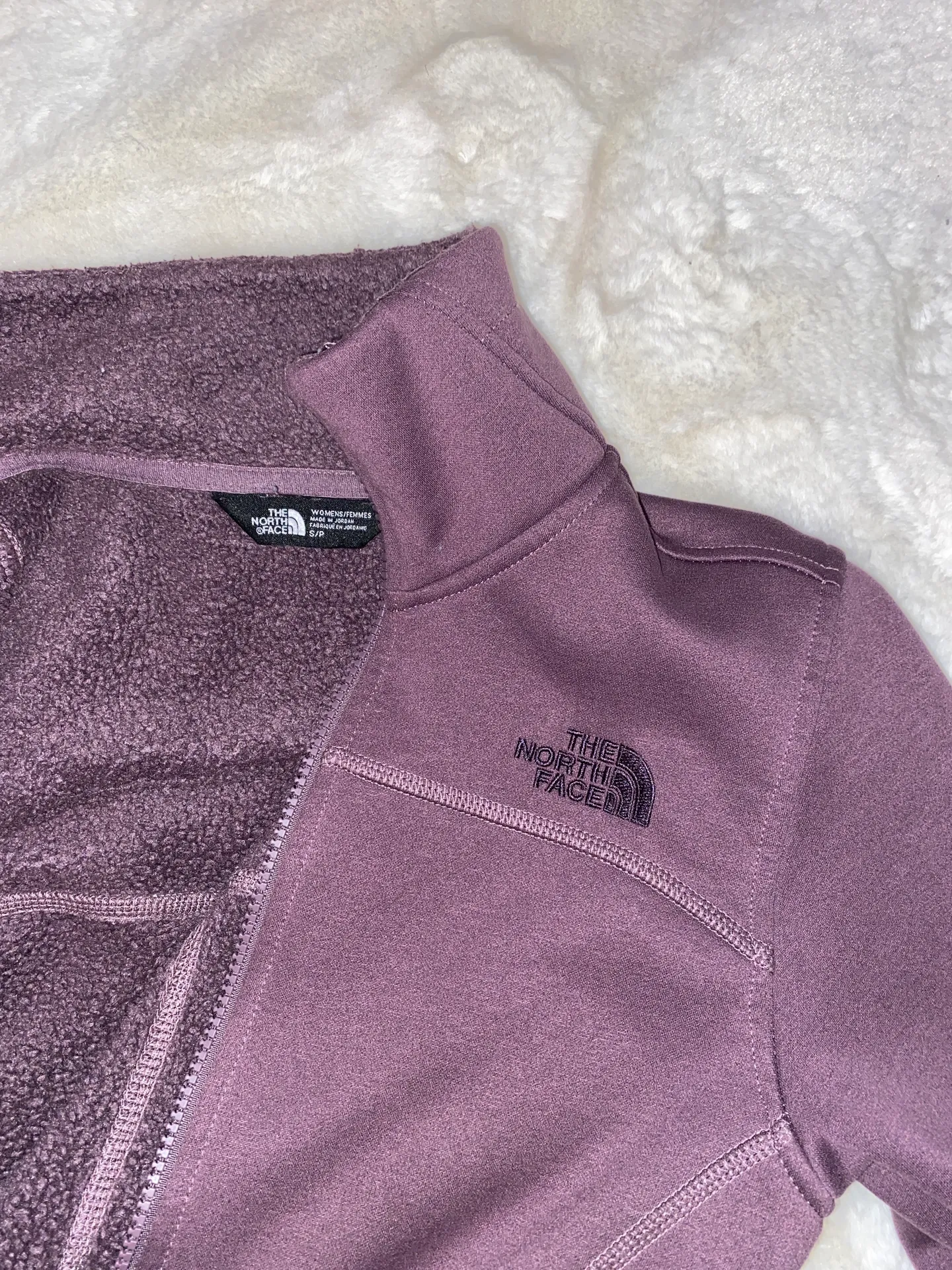 Purple Fleece ZIP Up Jacket - Image 4