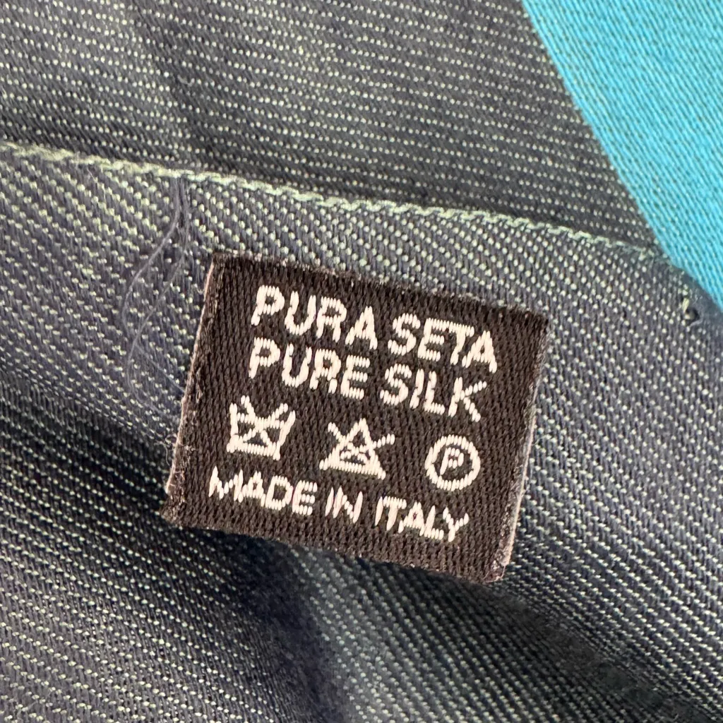 Bundle of Red, Orange, and Blue Silk Scarf/Pashmina Red - Image 10