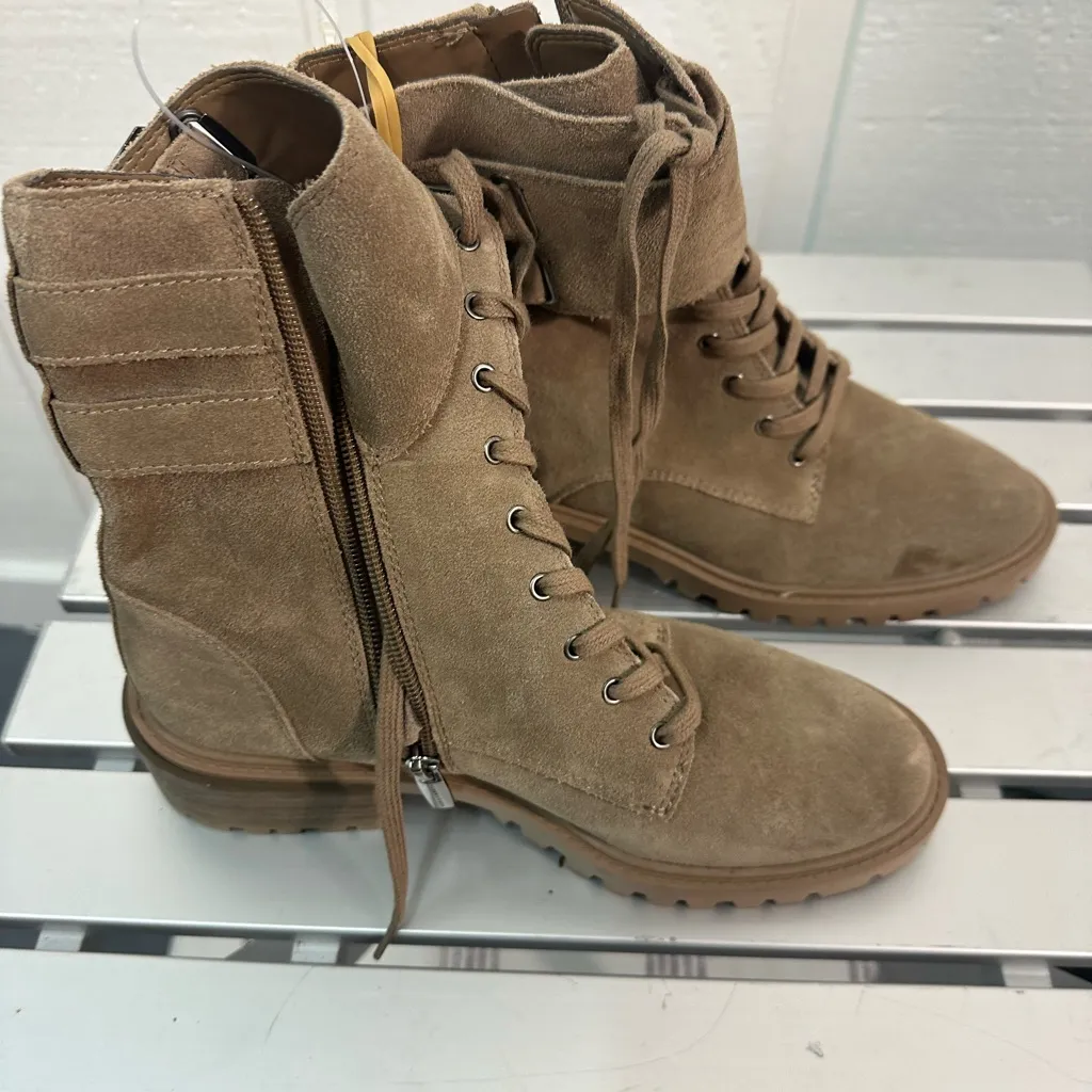 VINCE CAMUTO WOMENS FAWDRY DOUBLE BUCKLE BOOTS Size 7 NWOT - Image 5