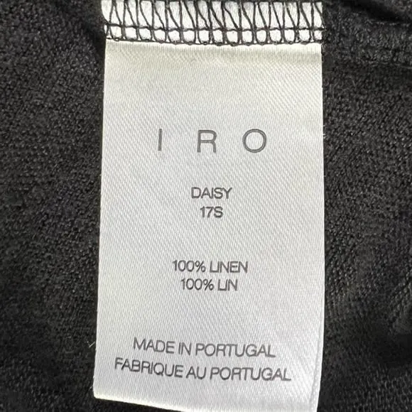 IRO‎ Daisy Linen Lace Up V-Neck Sleeveless Linen Maxi Dress - Image 6